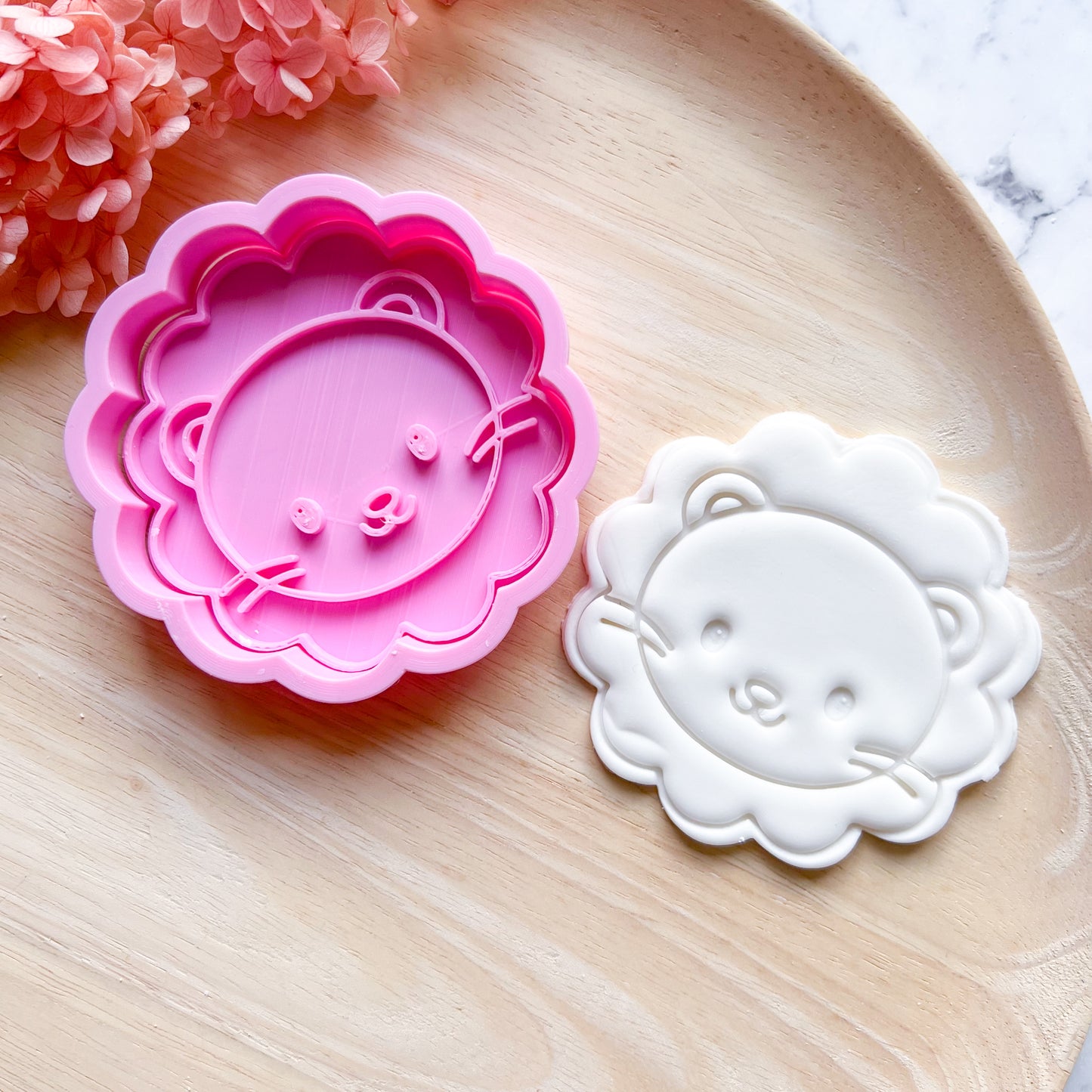 Baby Lion Cookie Cutter & Stamp