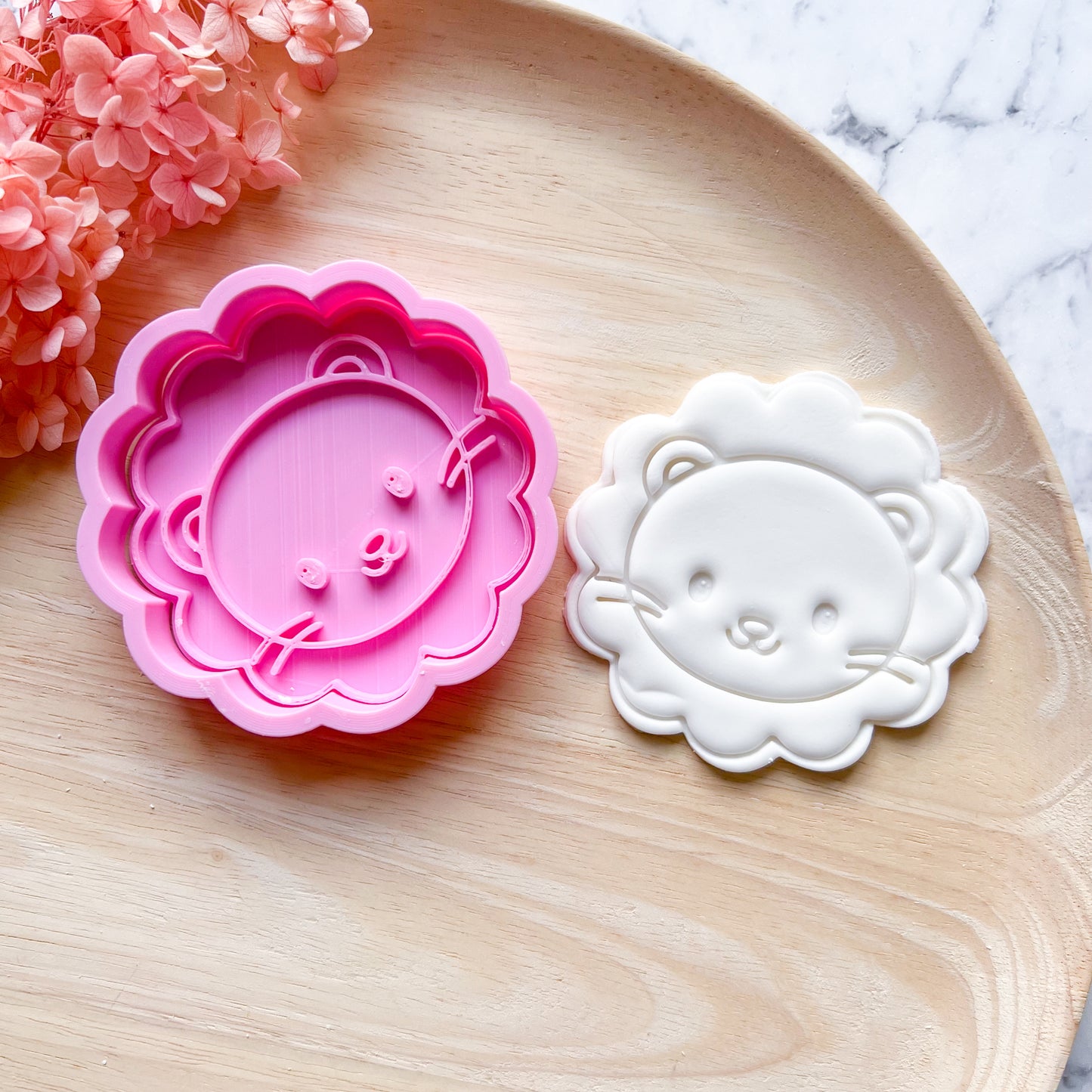 Baby Lion Cookie Cutter & Stamp