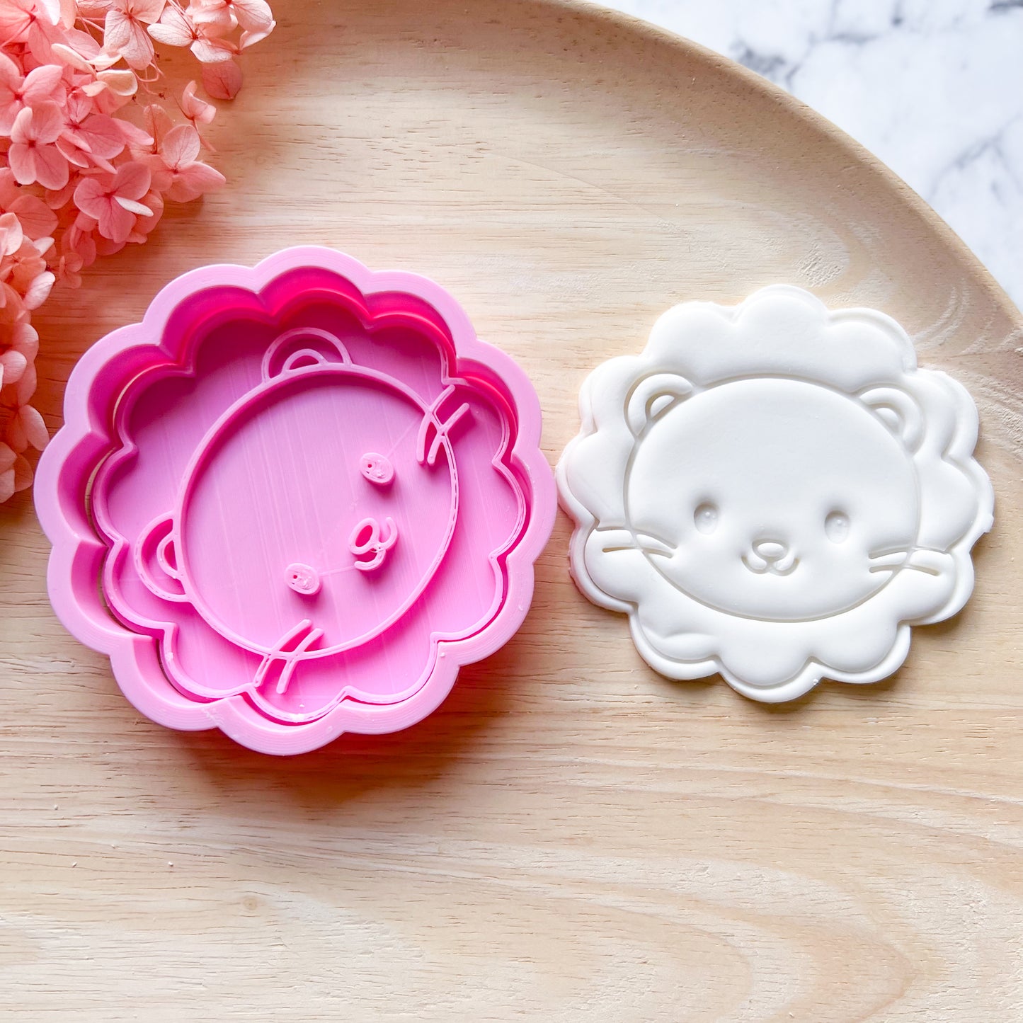 Baby Lion Cookie Cutter & Stamp