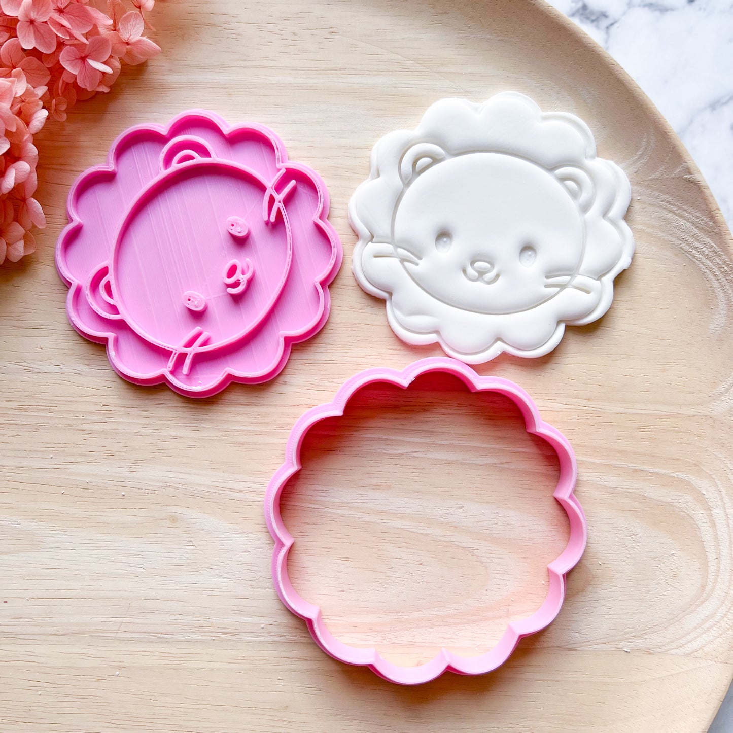 Baby Lion Cookie Cutter & Stamp