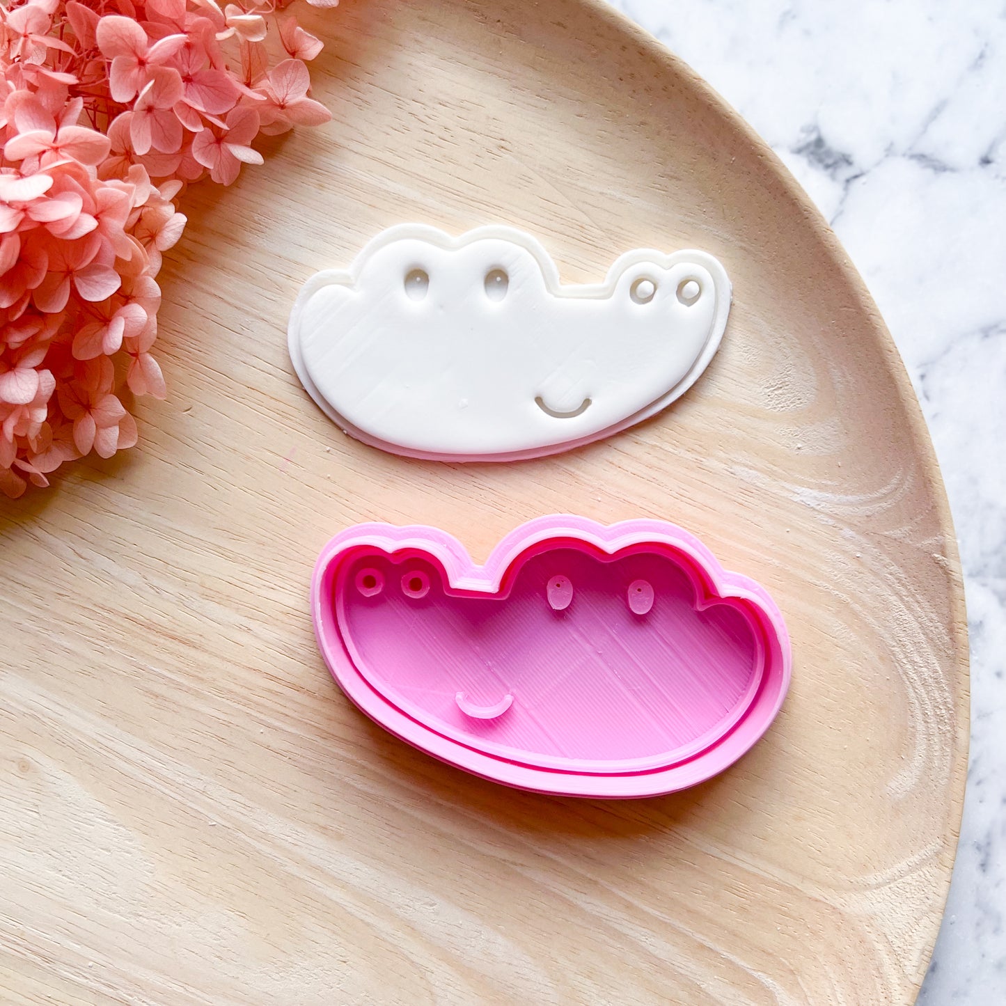 Baby Croc Cookie Cutter & Stamp