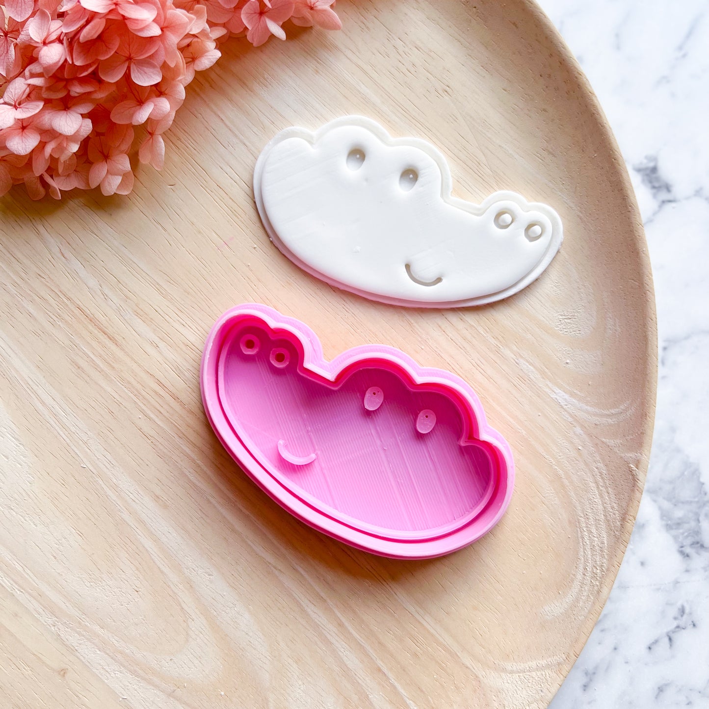 Baby Croc Cookie Cutter & Stamp