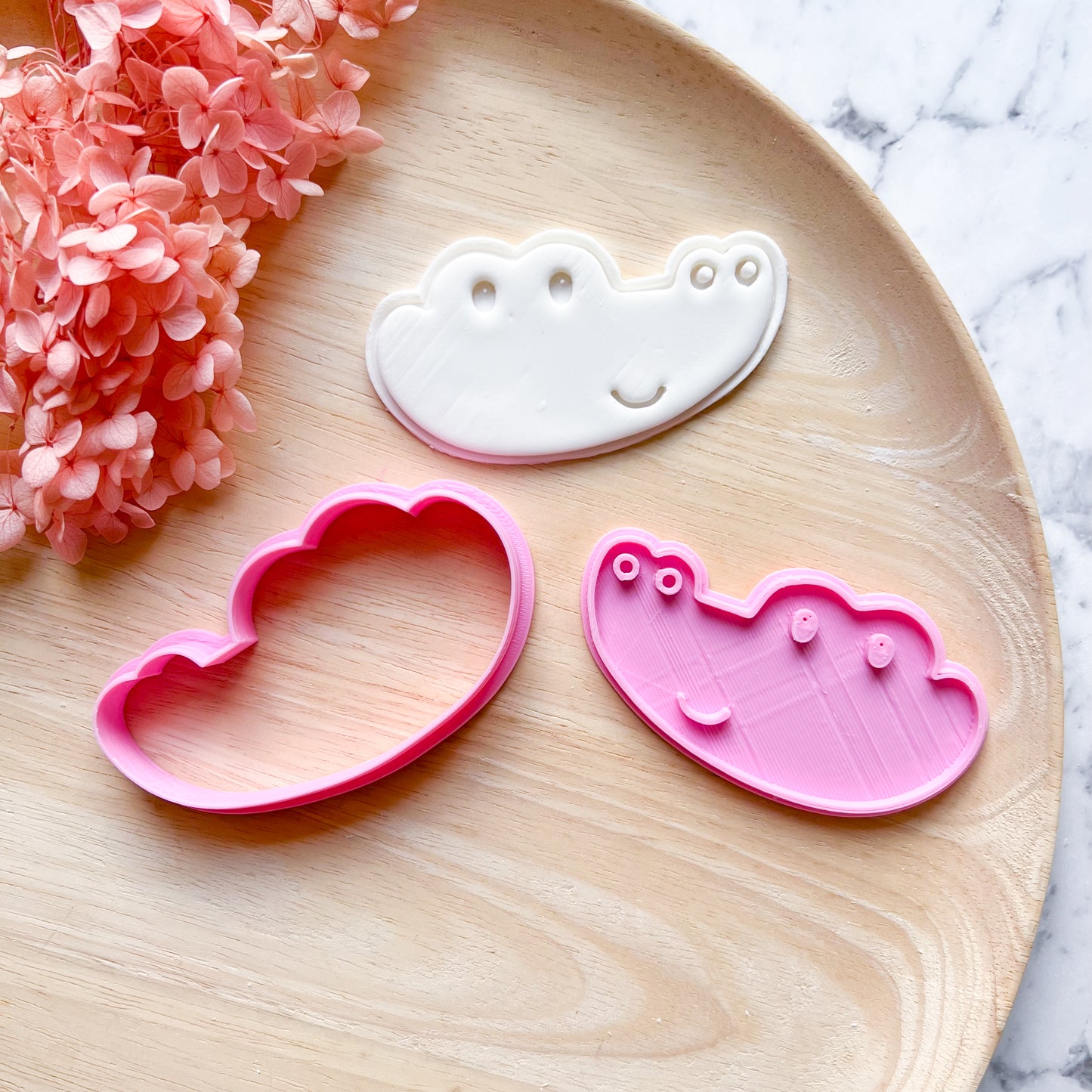 Baby Croc Cookie Cutter & Stamp