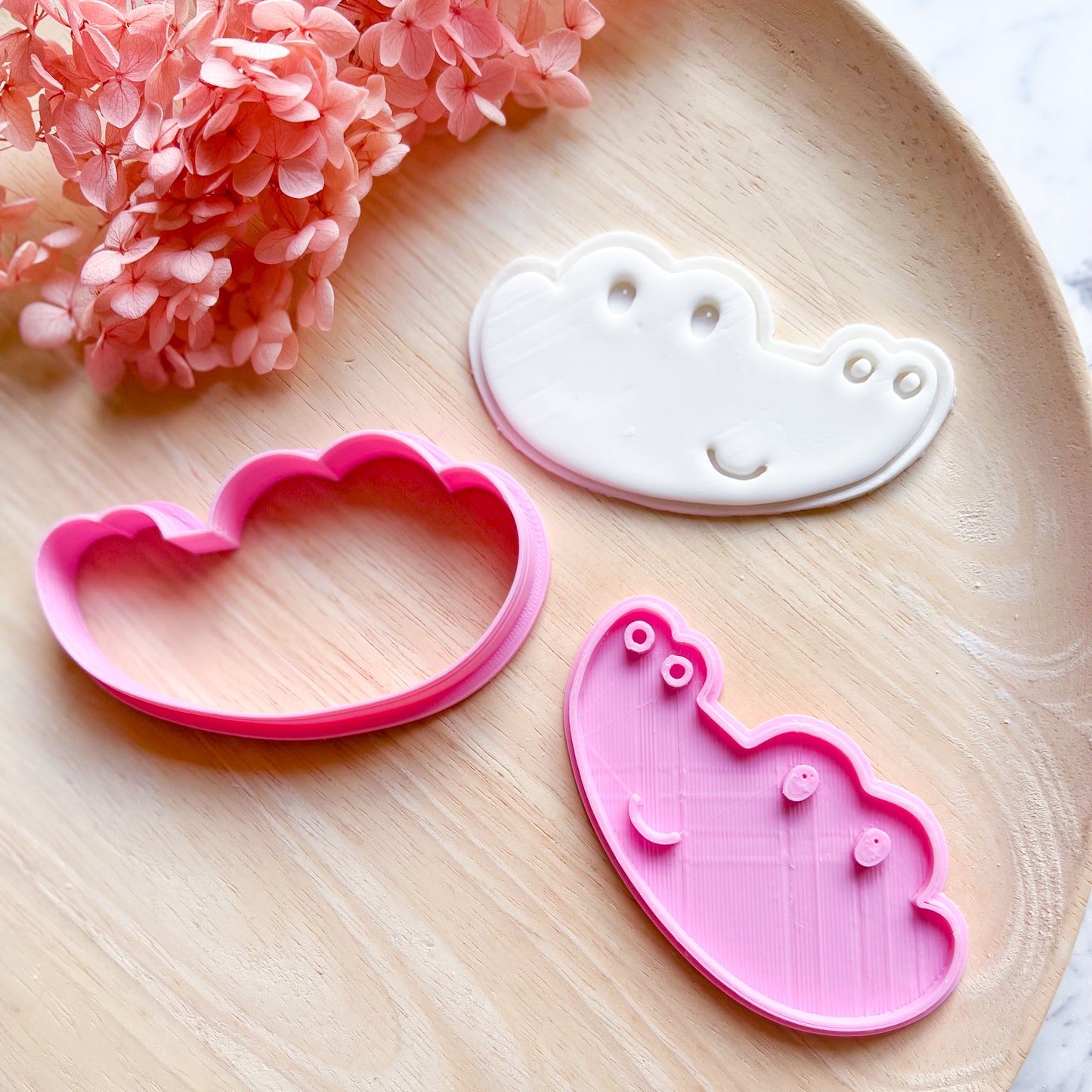 Baby Croc Cookie Cutter & Stamp