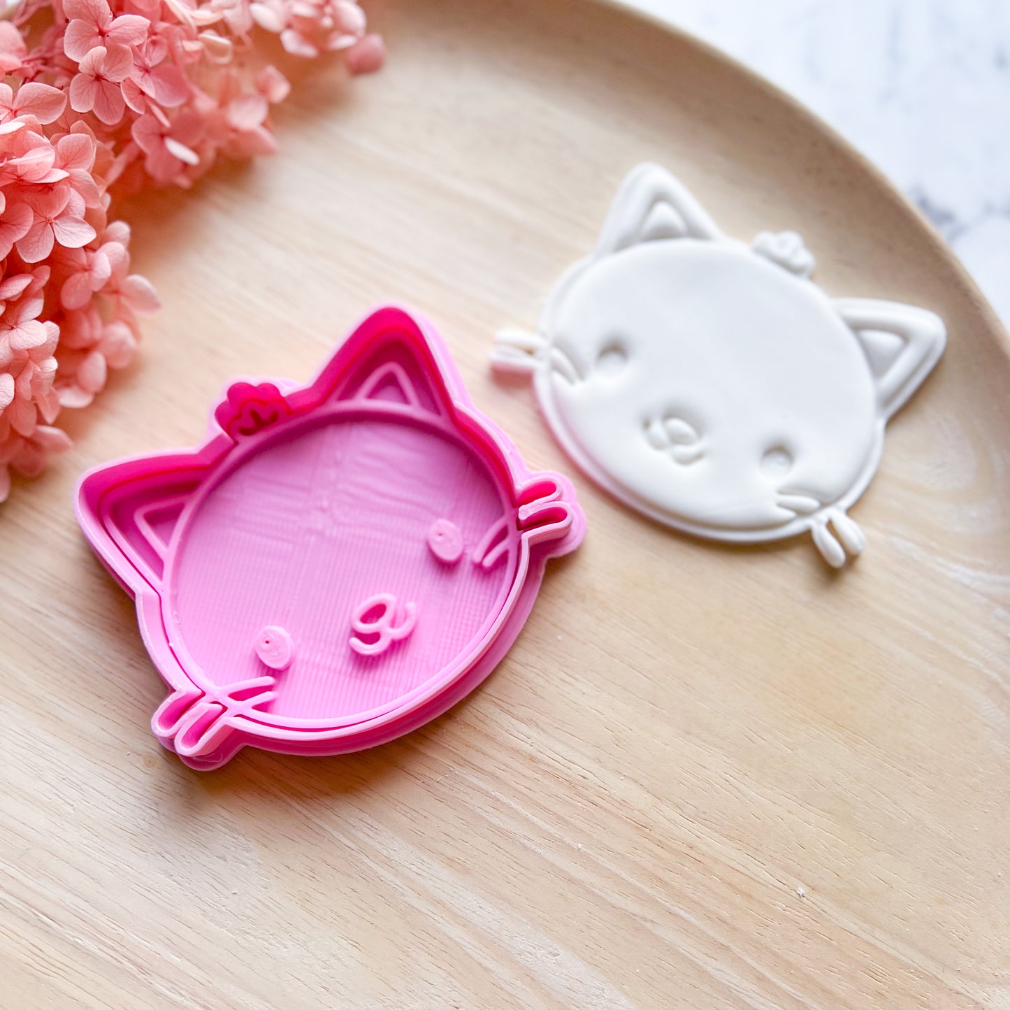 Baby Kitten Cookie Cutter & Stamp