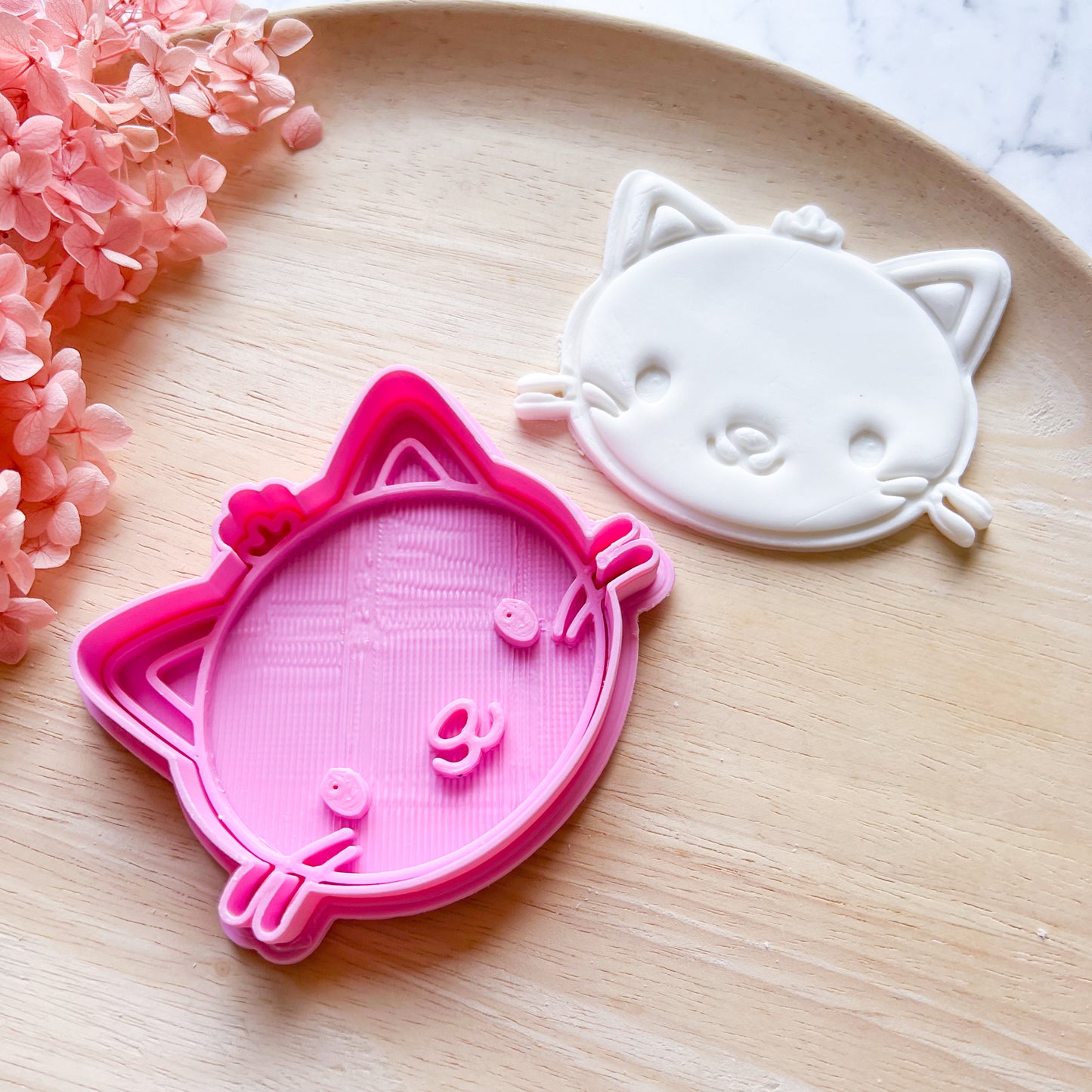 Baby Kitten Cookie Cutter & Stamp