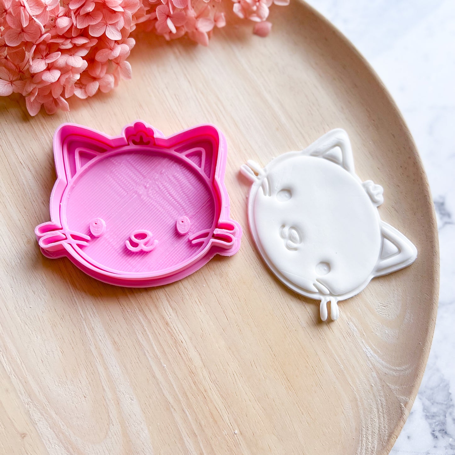 Baby Kitten Cookie Cutter & Stamp