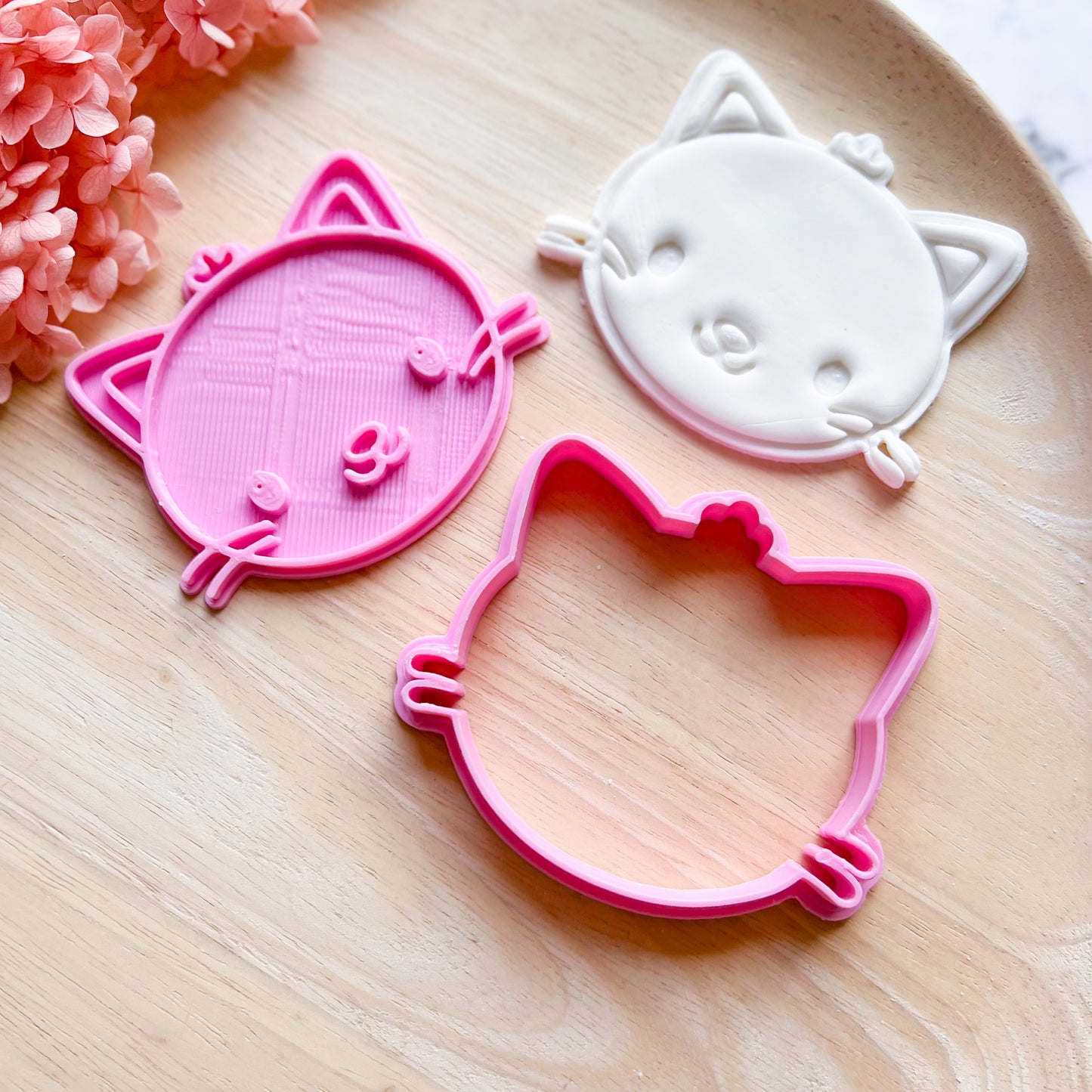 Baby Kitten Cookie Cutter & Stamp