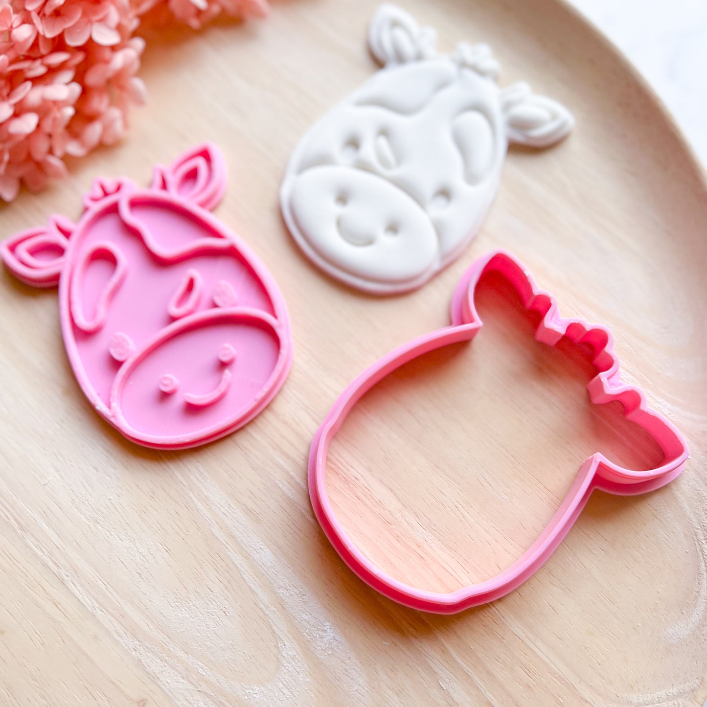 Baby Cow Cookie Cutter & Stamp