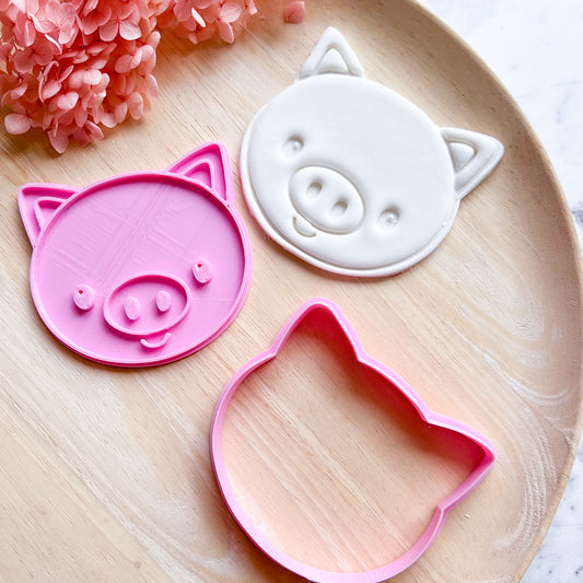 Baby Pig Cookie Cutter & Stamp