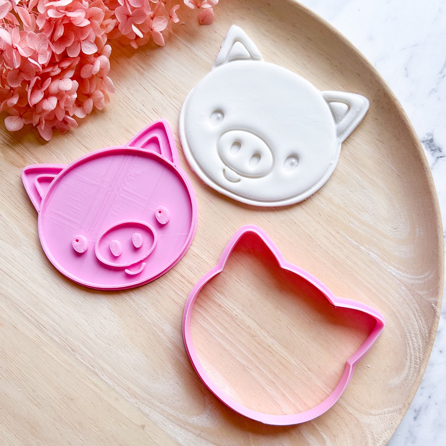 Baby Pig Cookie Cutter & Stamp