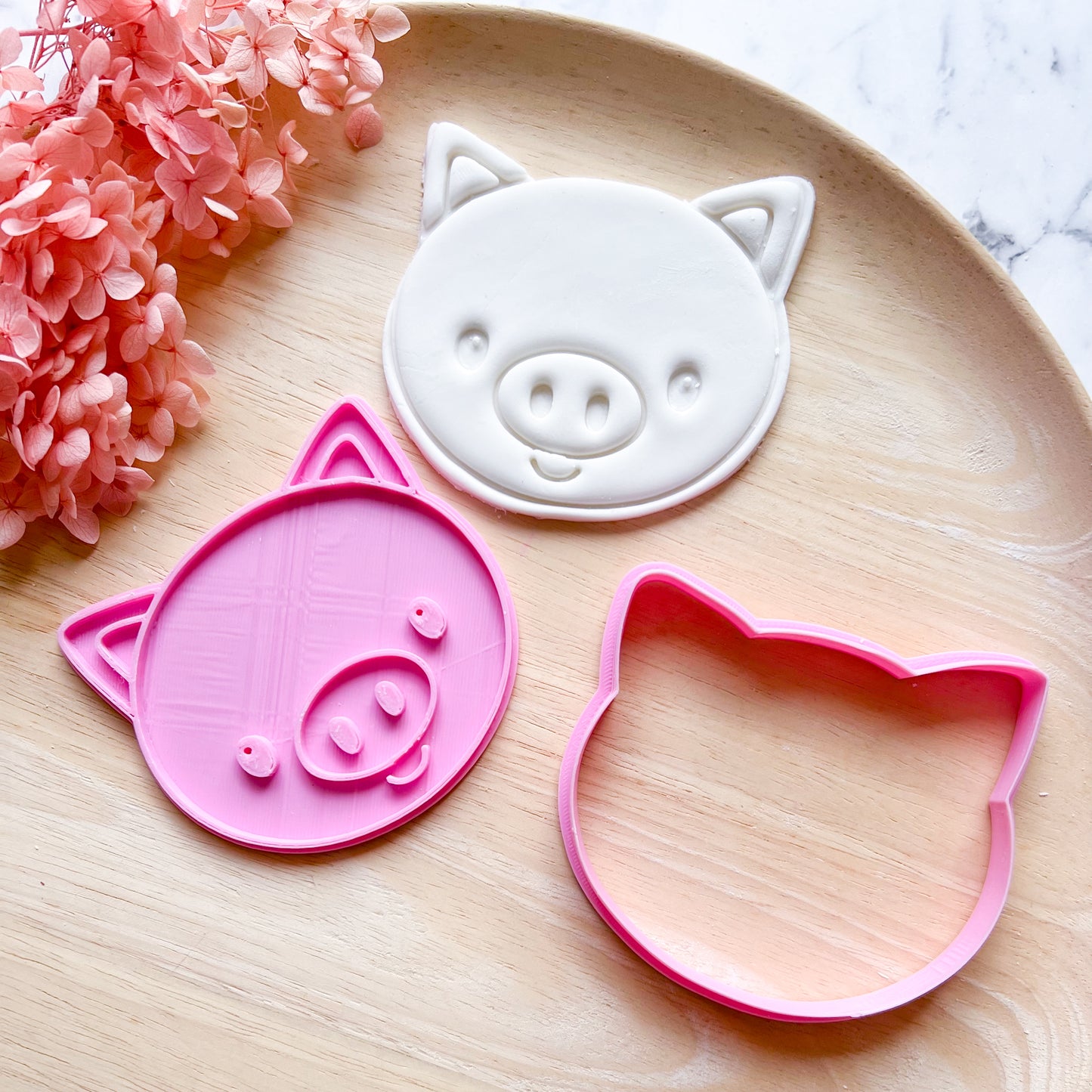 Baby Pig Cookie Cutter & Stamp