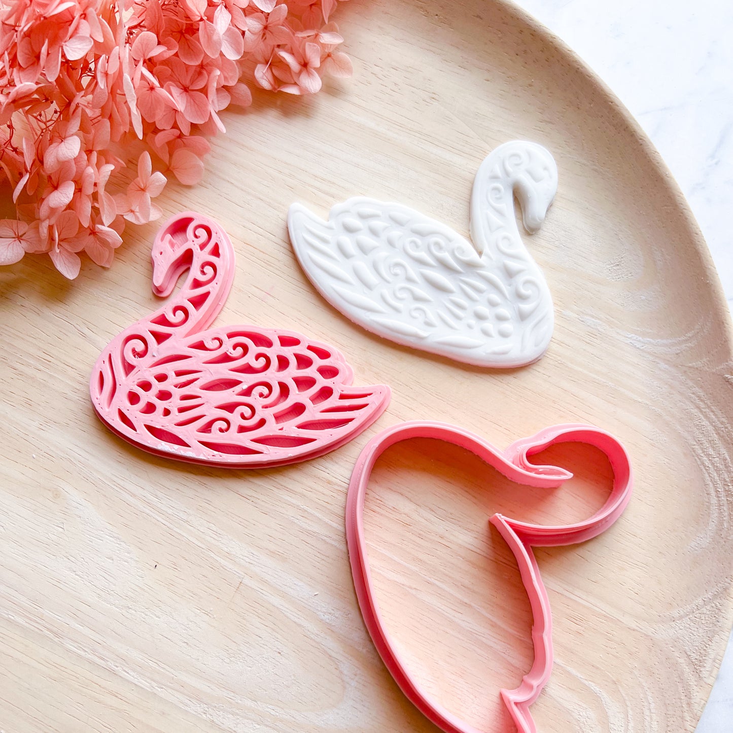 Swan Cookie Cutter & Stamp