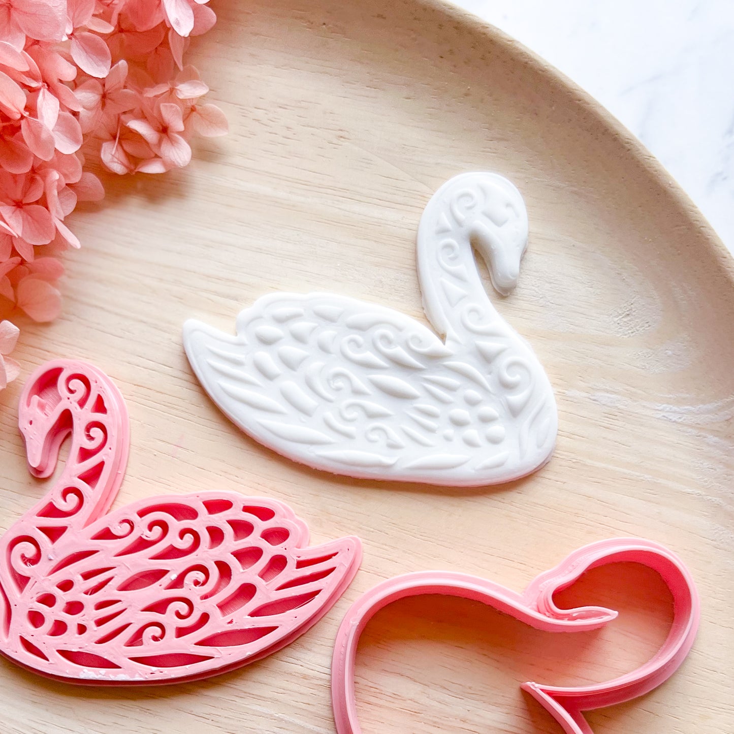 Swan Cookie Cutter & Stamp