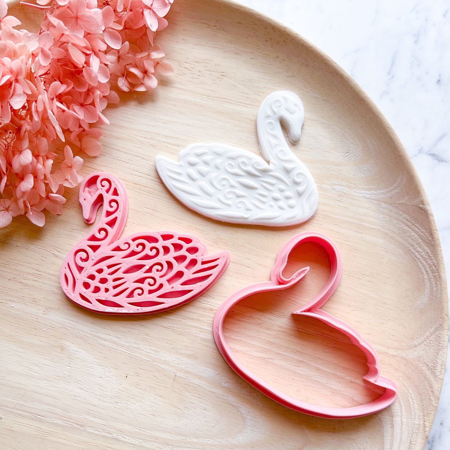 Swan Cookie Cutter & Stamp