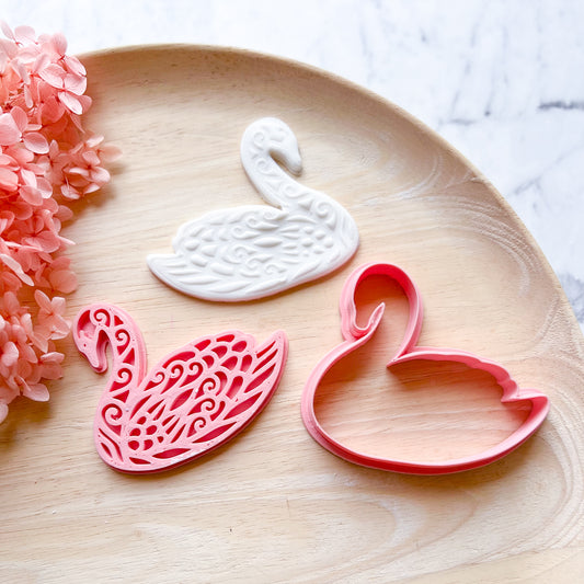 Swan Cookie Cutter & Stamp