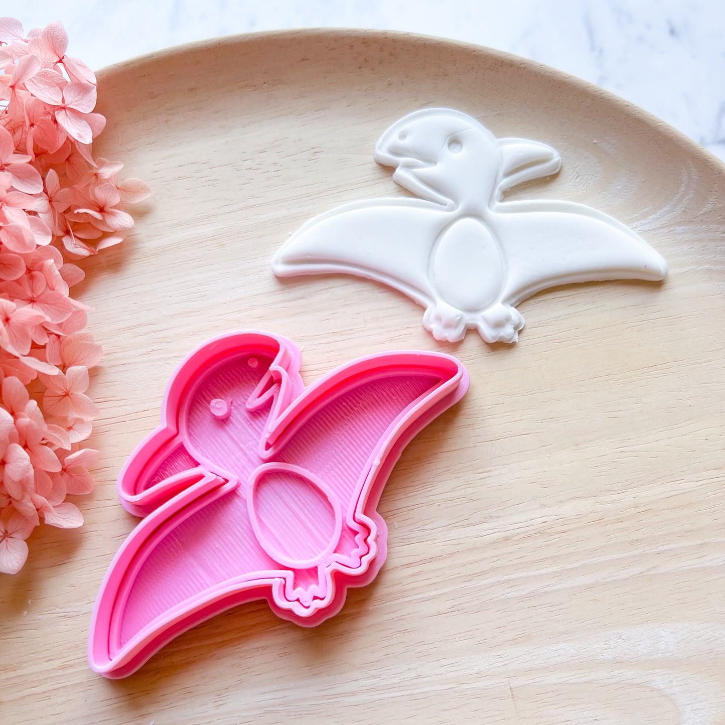 Baby Pteradon Cookie Cutter & Stamp