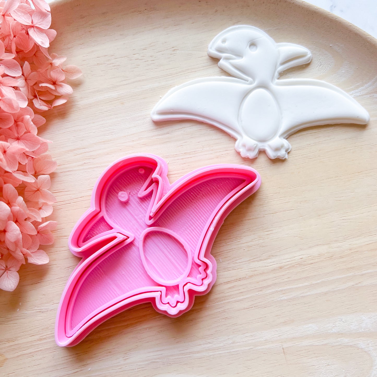 Baby Pteradon Cookie Cutter & Stamp