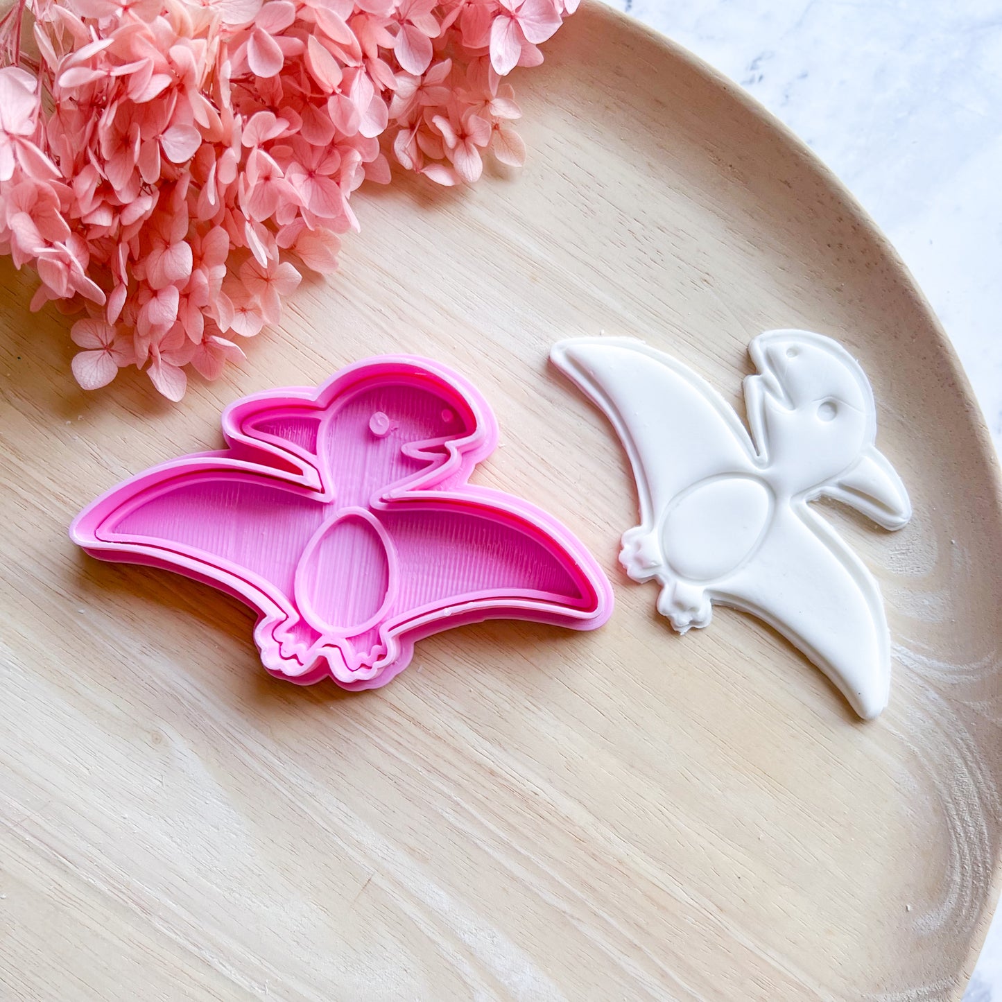 Baby Pteradon Cookie Cutter & Stamp