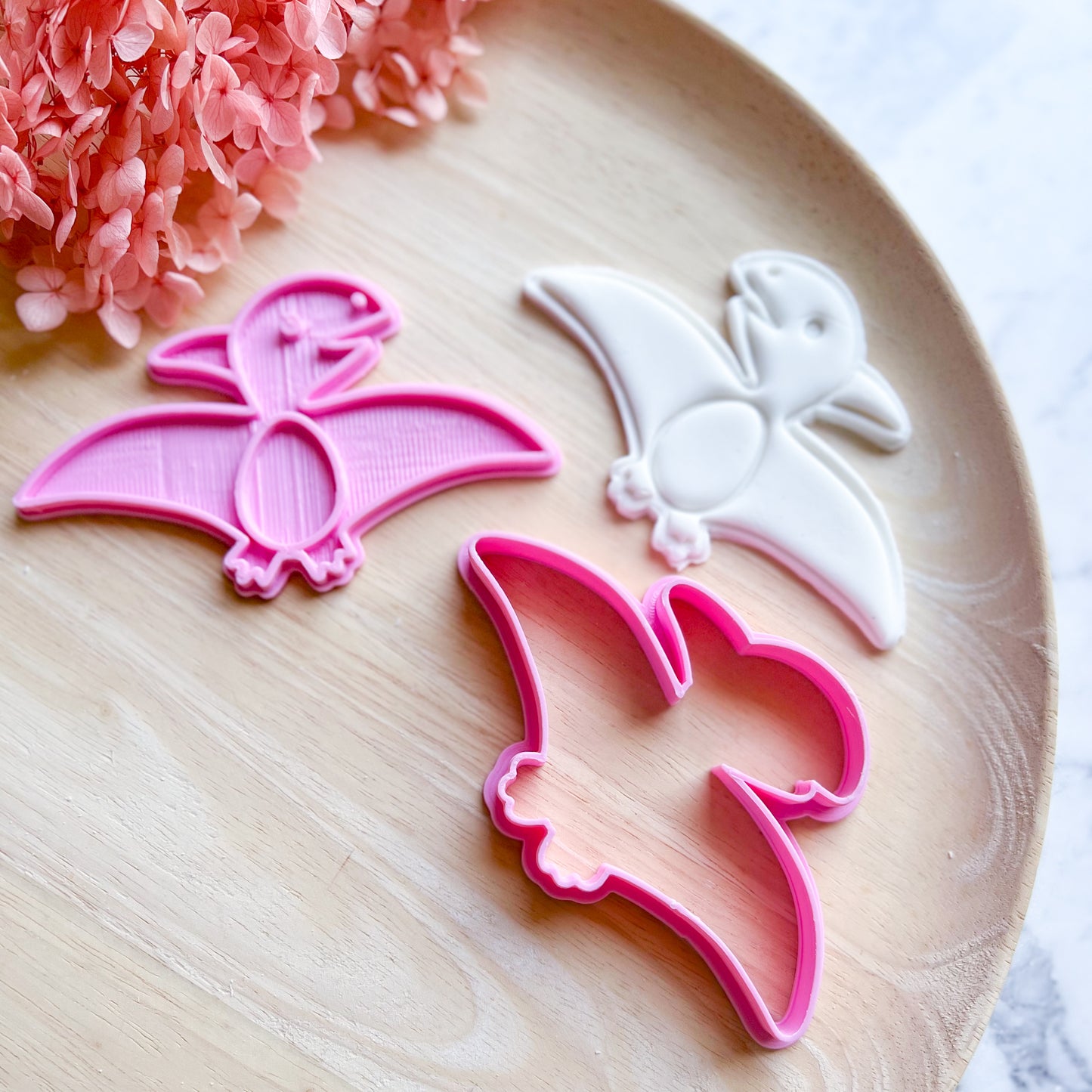 Baby Pteradon Cookie Cutter & Stamp