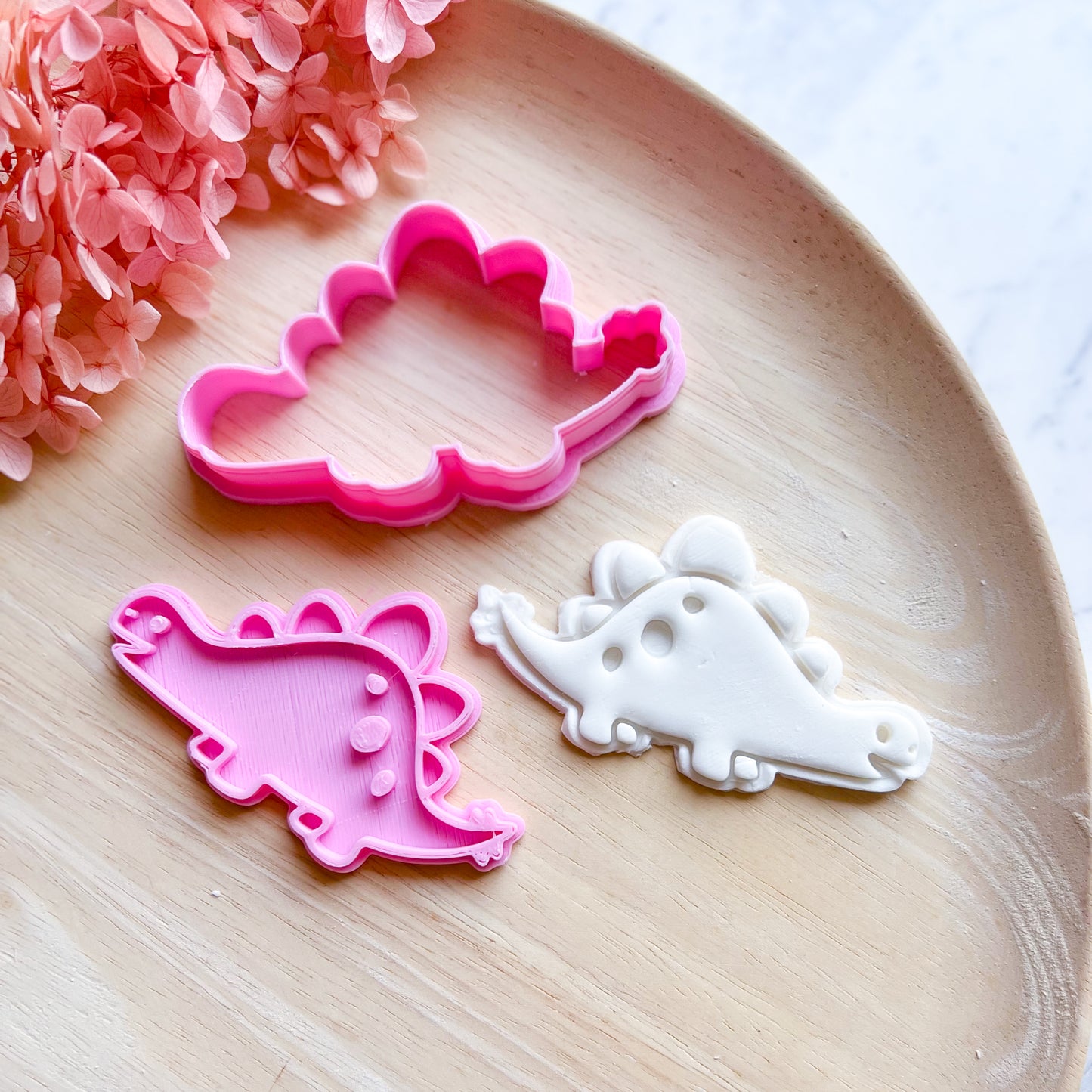 Baby Stegosaurus Cookie Cutter & Stamp