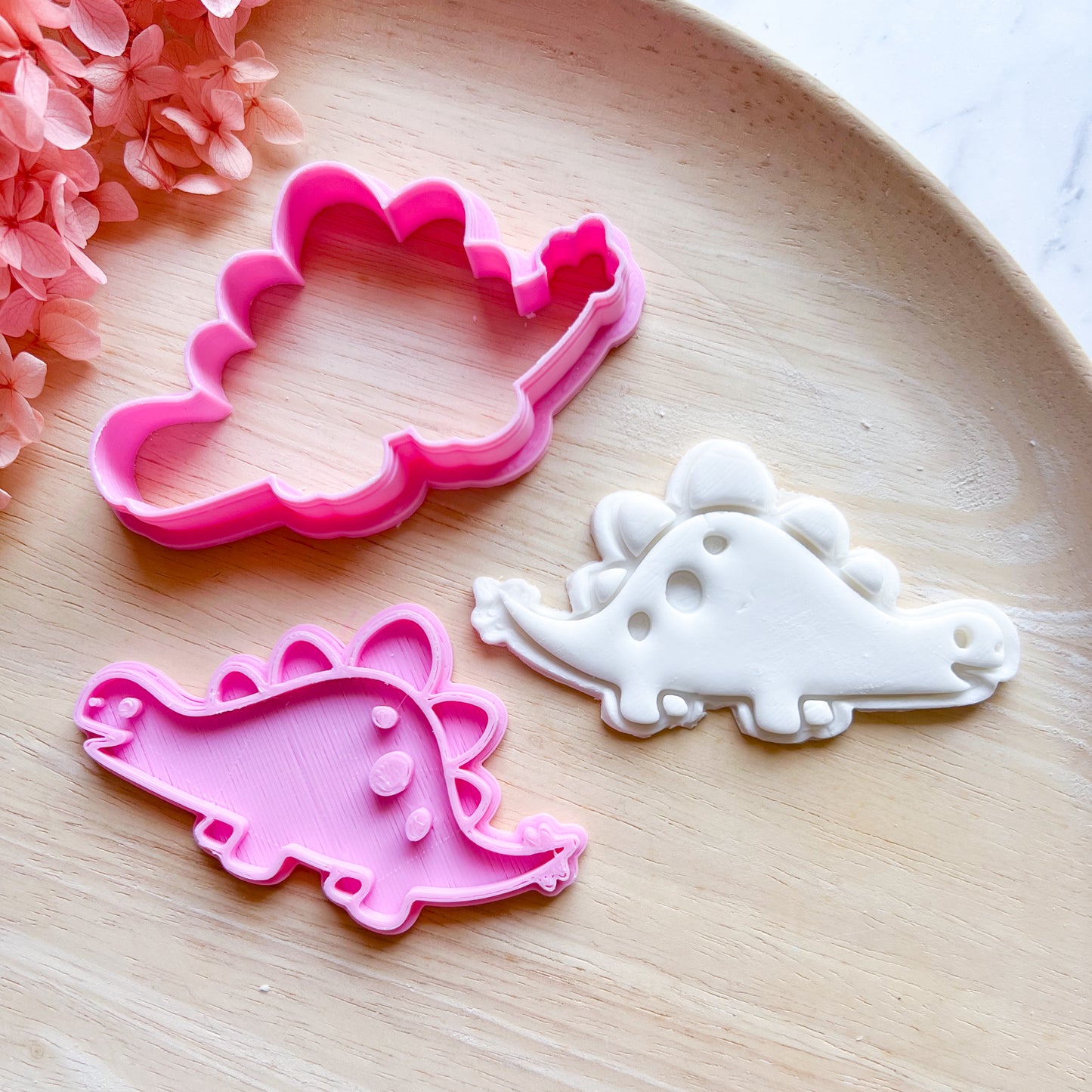 Baby Stegosaurus Cookie Cutter & Stamp