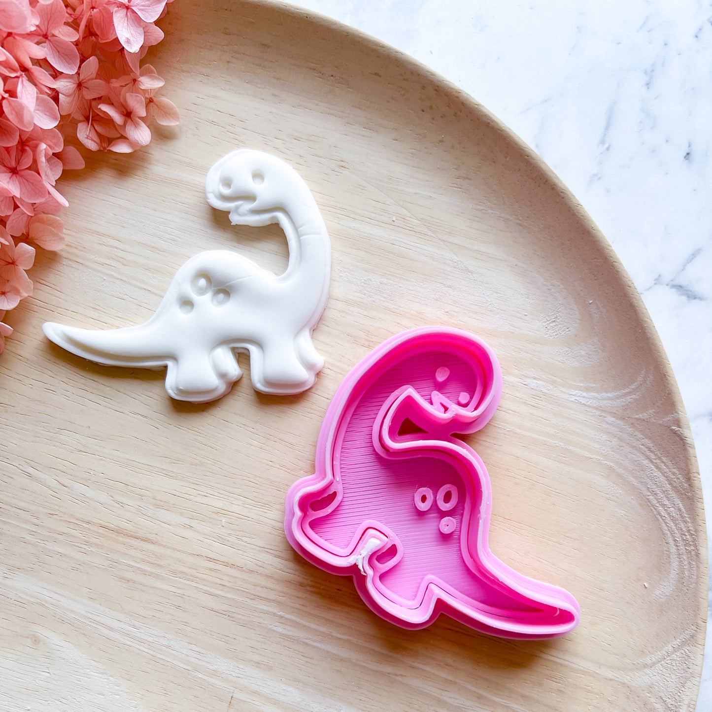 Baby Brachiosaurus Cookie Cutter & Stamp