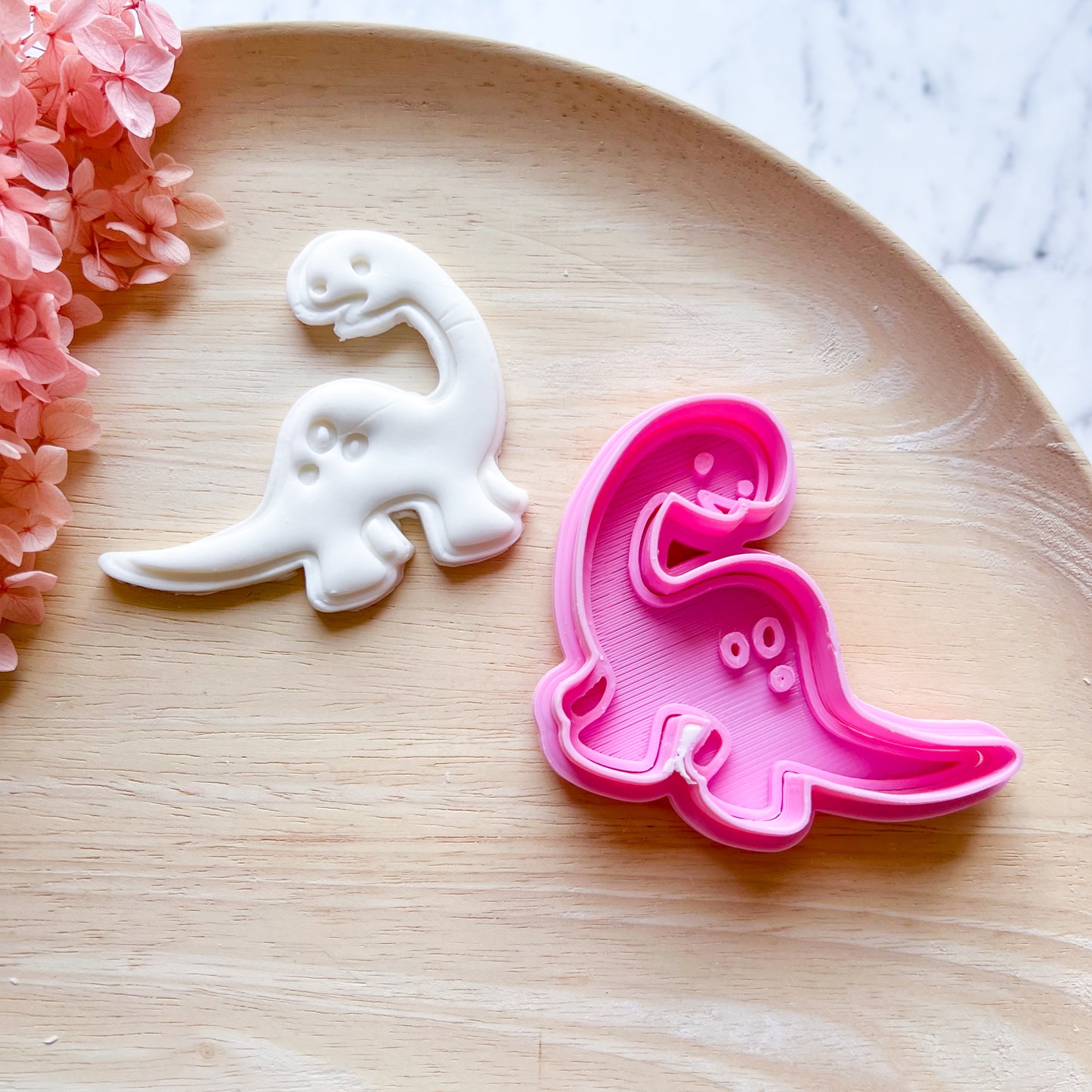 Baby Brachiosaurus Cookie Cutter & Stamp