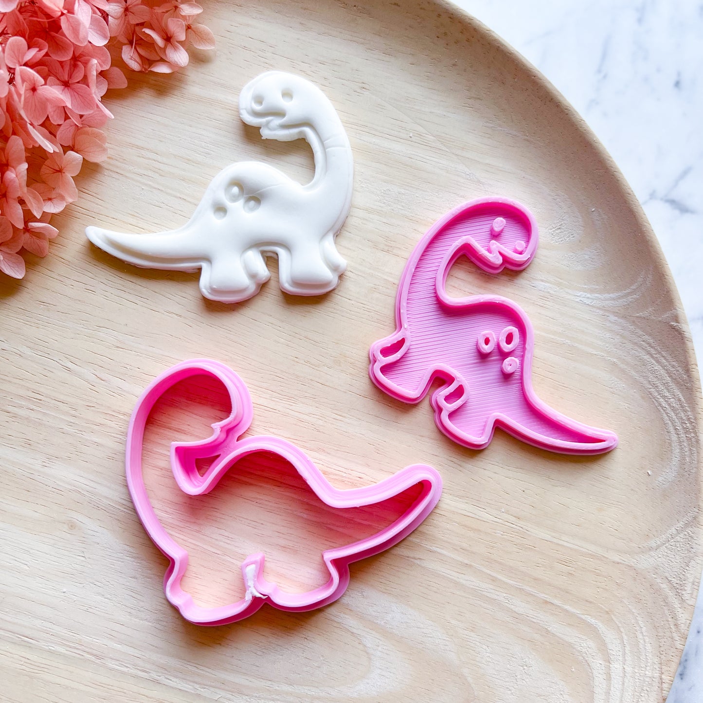 Baby Brachiosaurus Cookie Cutter & Stamp