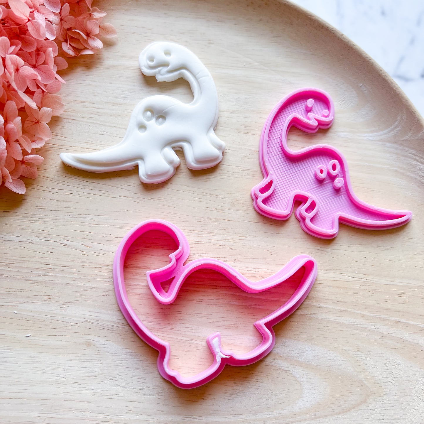 Baby Brachiosaurus Cookie Cutter & Stamp