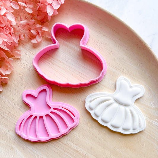 Tutu Cookie Cutter & Stamp