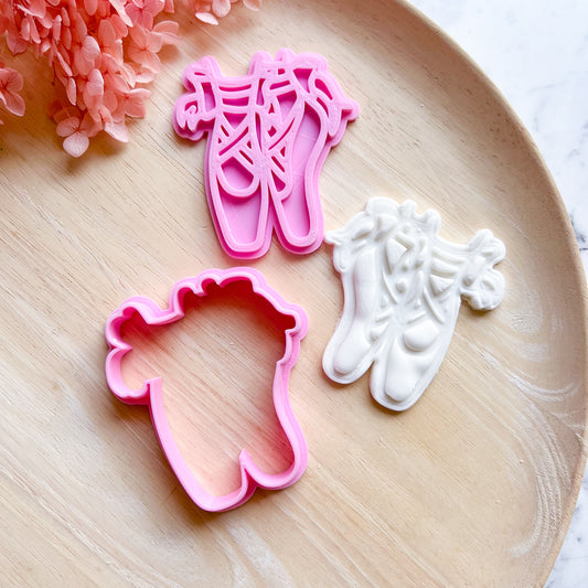 Ballet Shoes Cookie Cutter & Stamp