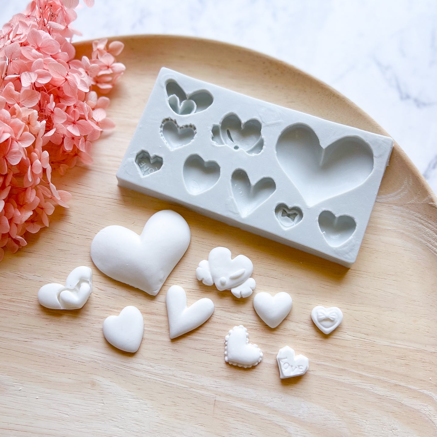 Big Hearts Silicone Mould