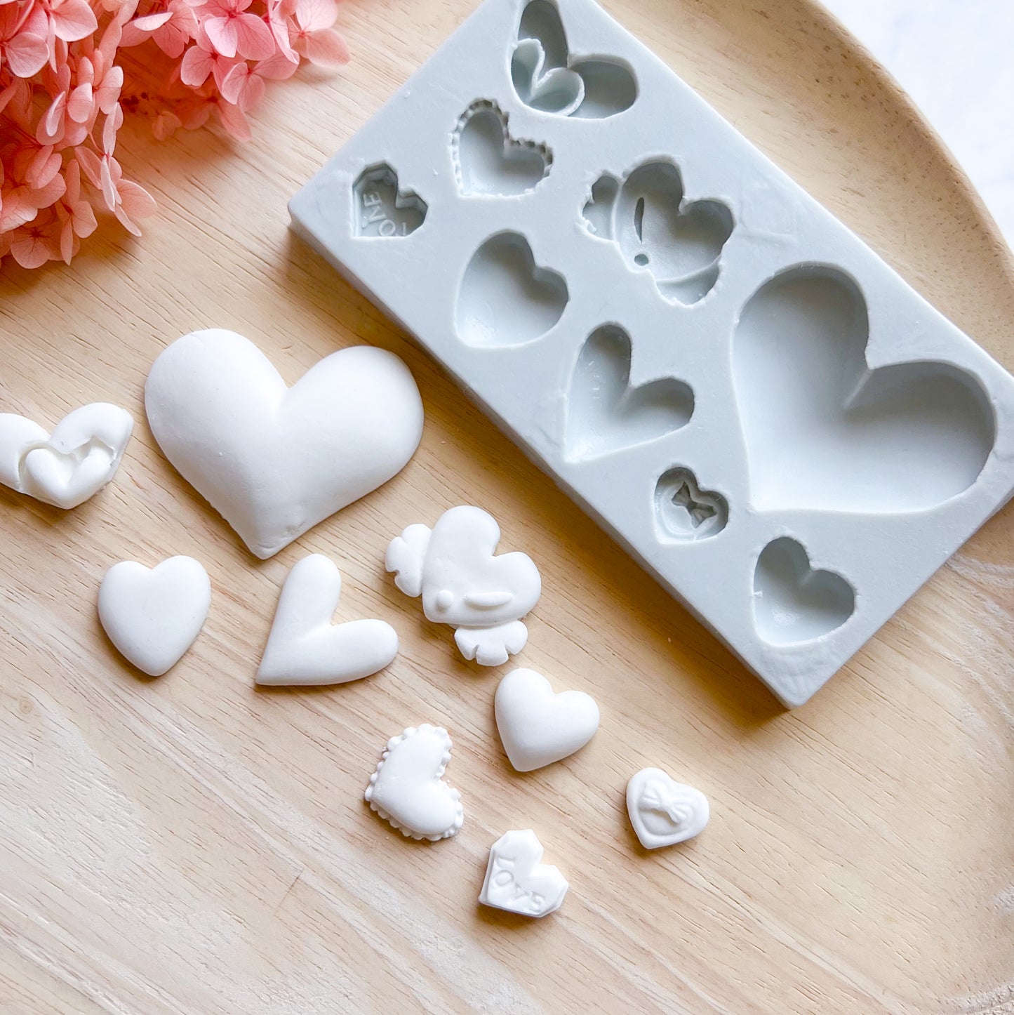 Big Hearts Silicone Mould