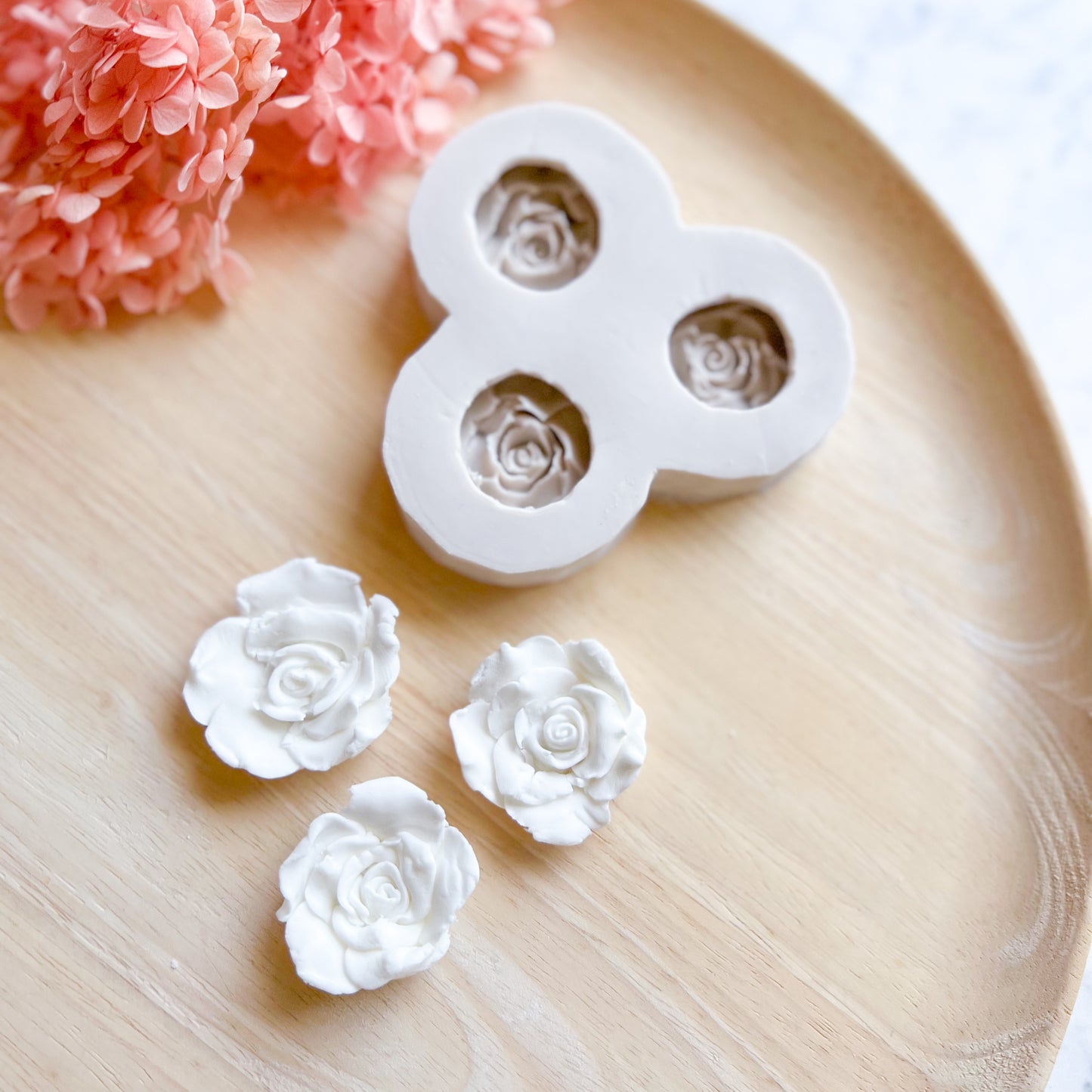 Rose Head Silicone Mould