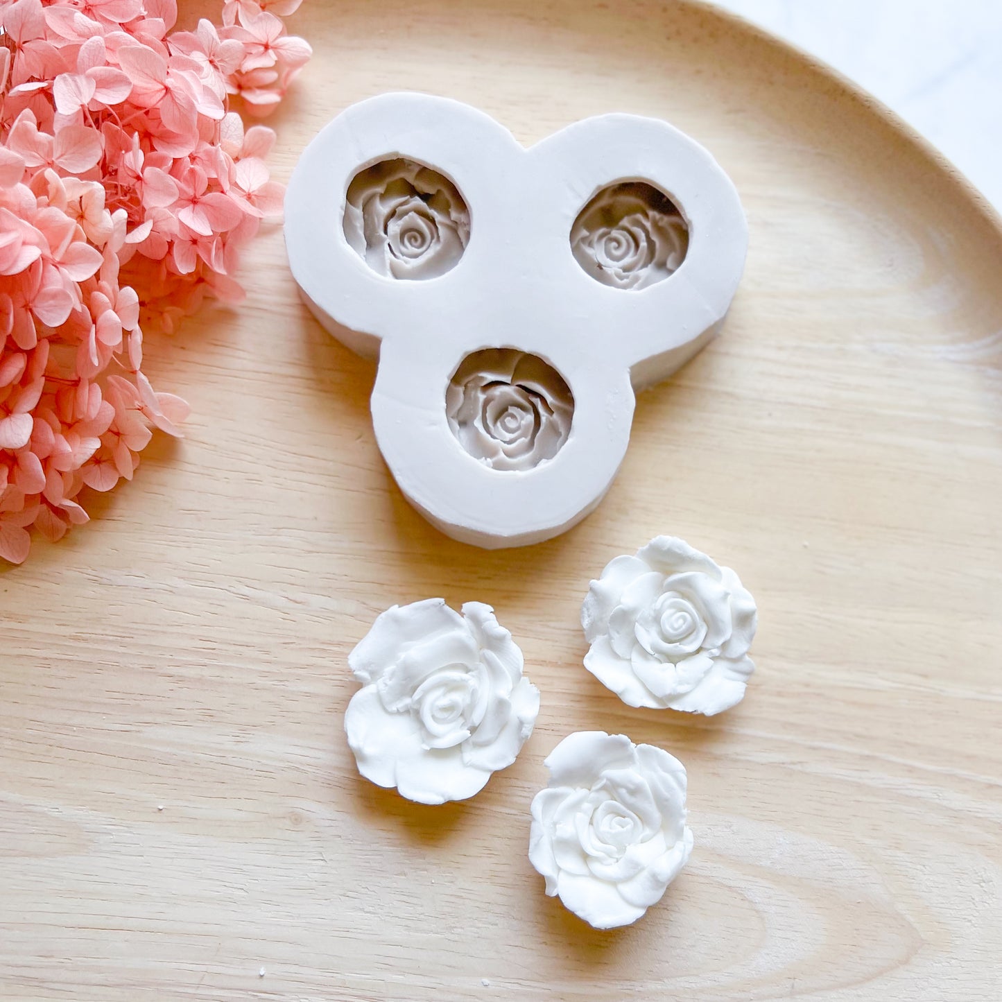 Rose Head Silicone Mould