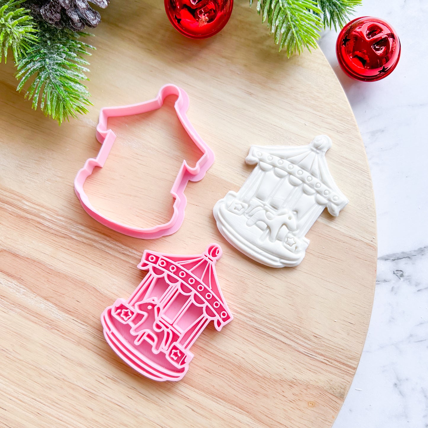 Carousel Cookie Cutter & Stamp (Midi)