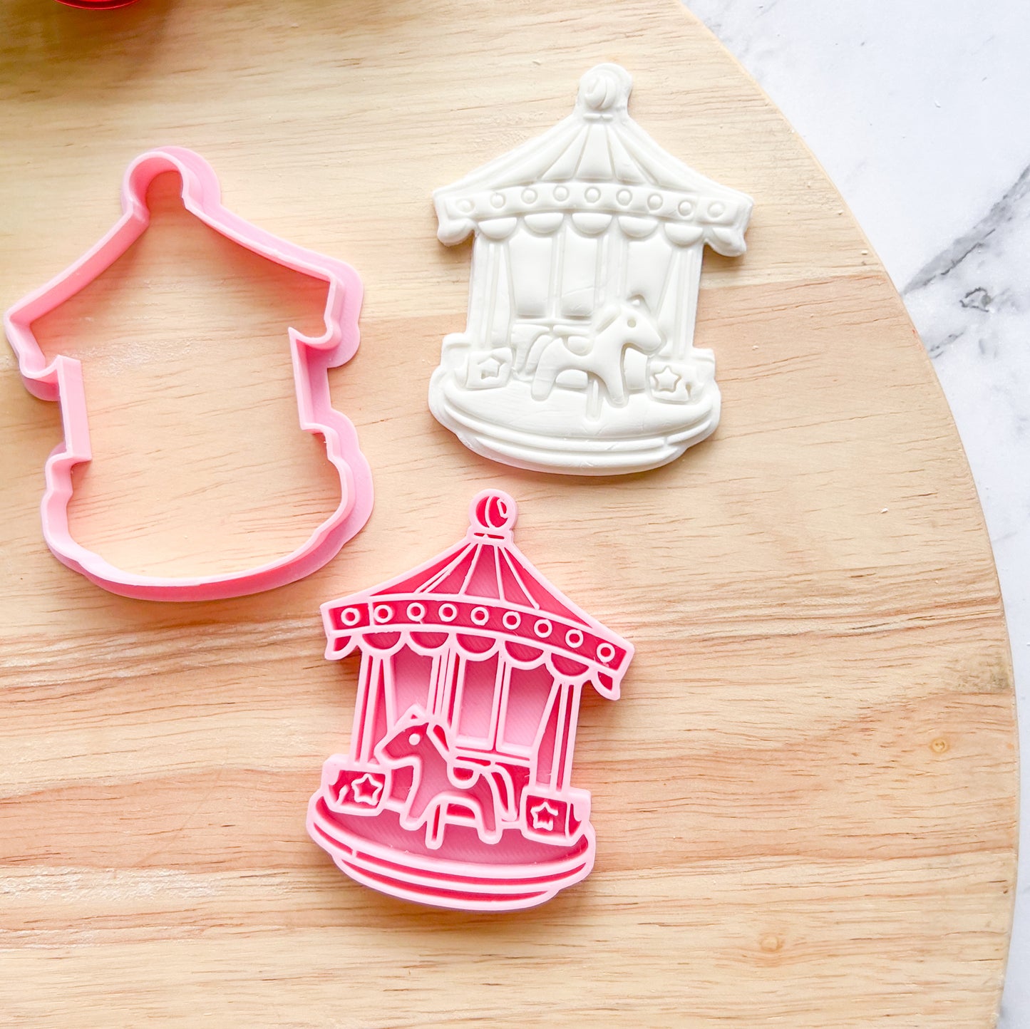 Carousel Cookie Cutter & Stamp (Midi)