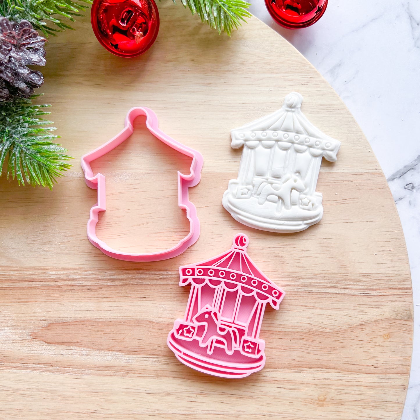 Carousel Cookie Cutter & Stamp (Midi)