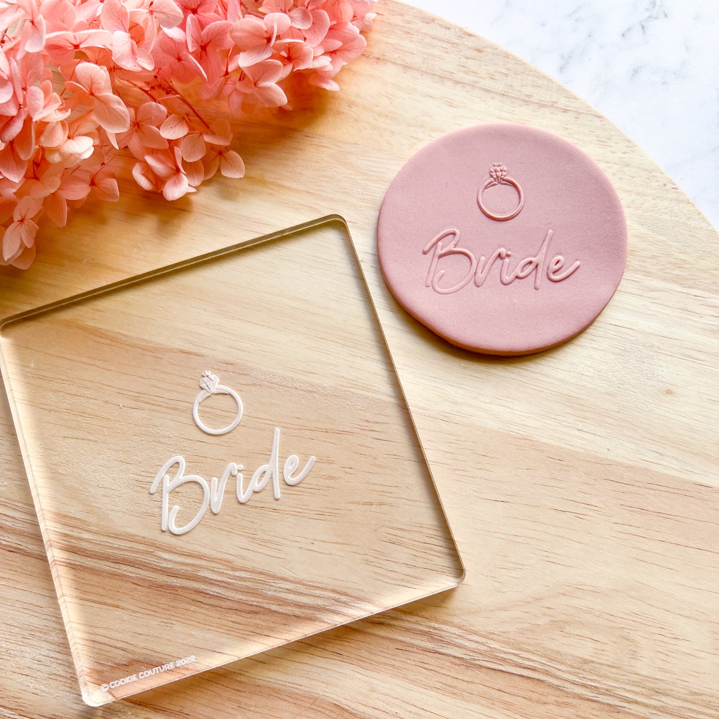 Bride Diamond Ring - Embossing Stamp