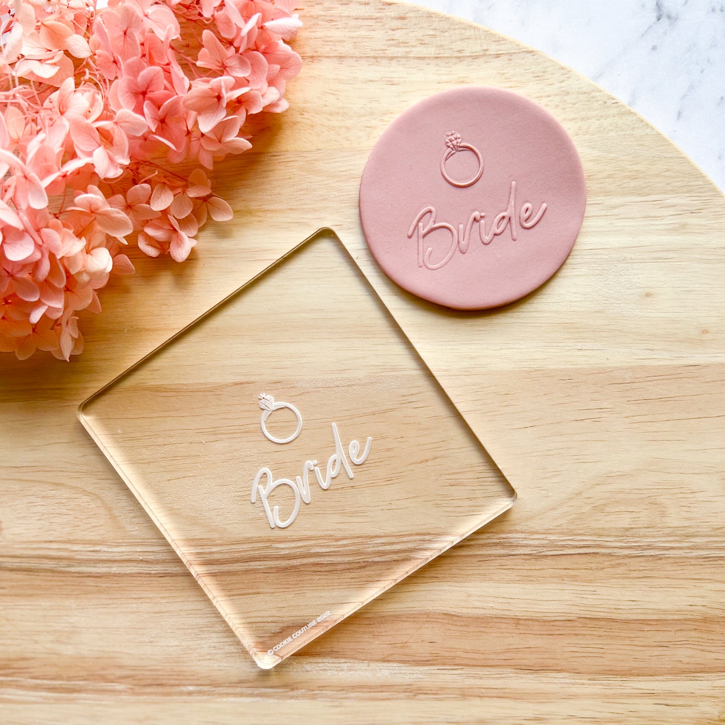 Bride Diamond Ring - Embossing Stamp