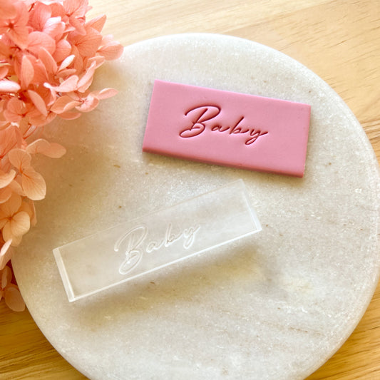 Baby - Acrylic Text Stamp