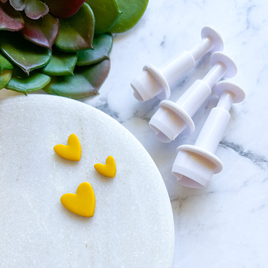 Heart Push Cutter (3 pcs)