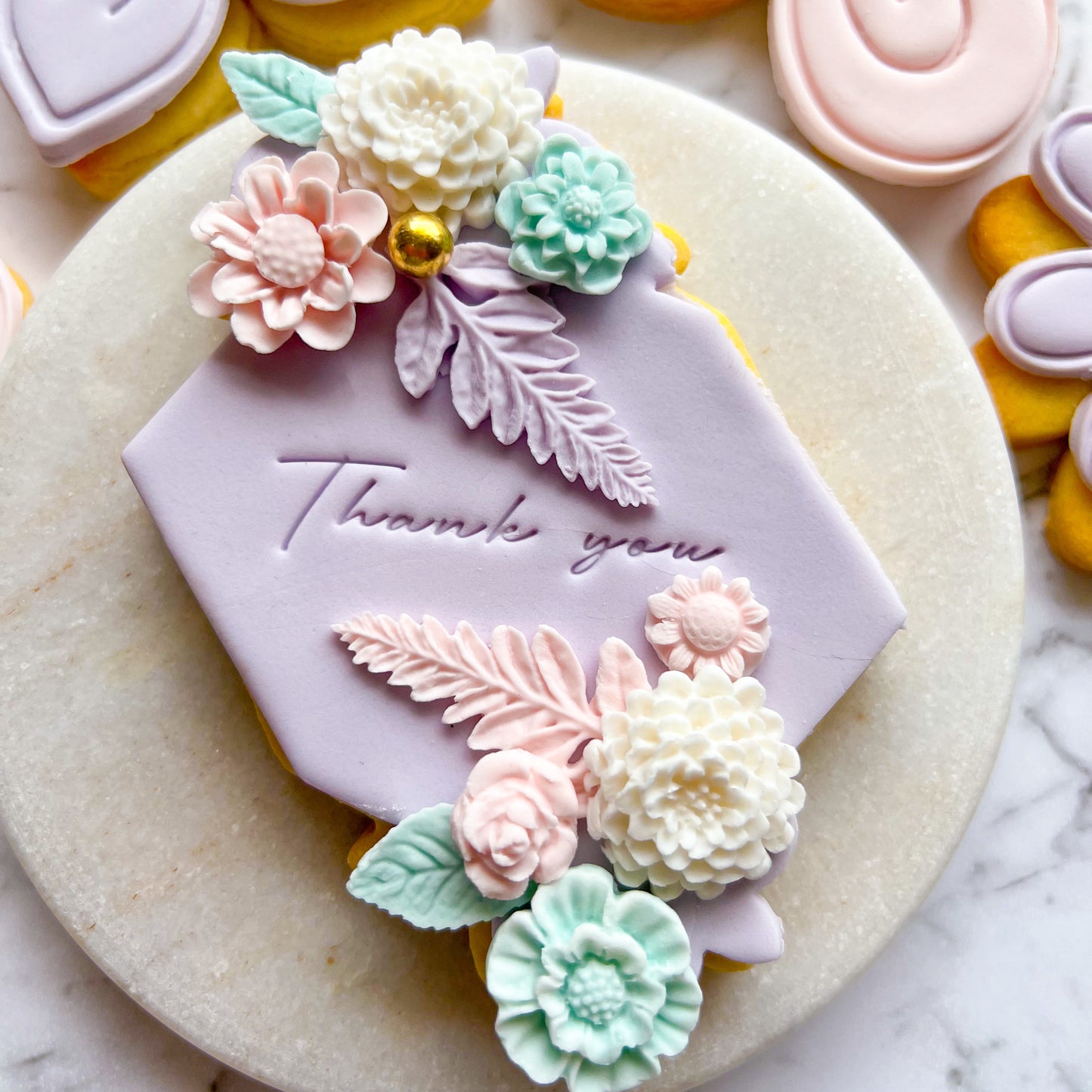 Rectangle with Floral Border Cookie Cutter