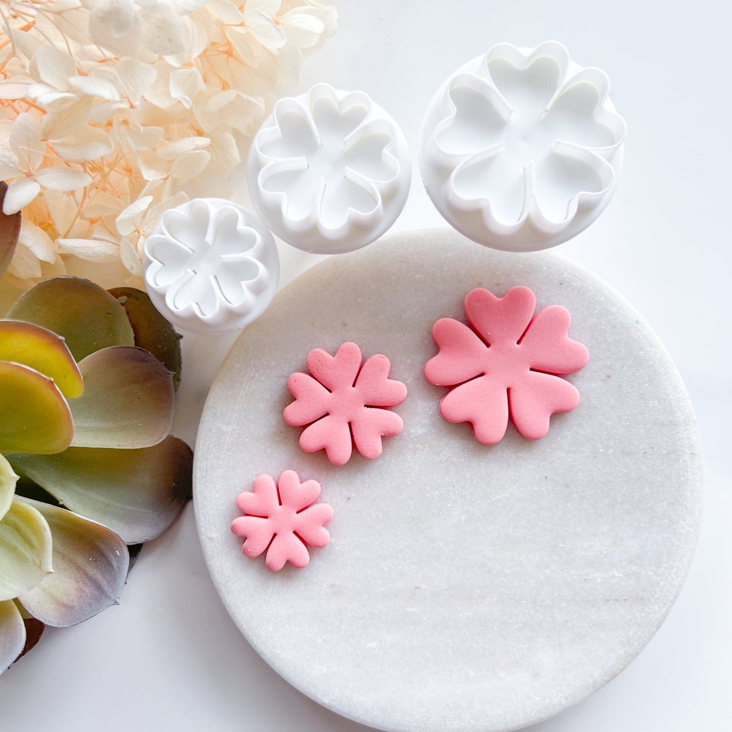 kitandco.com.au Cutter Flower #3 Push Cutter (3 pcs)