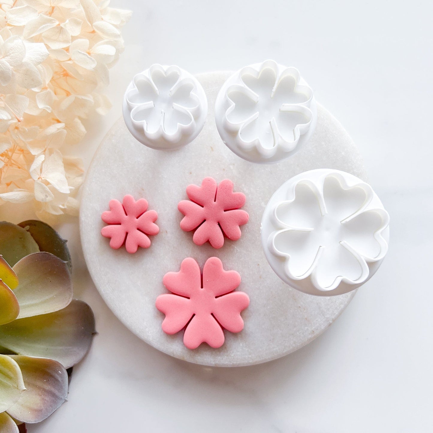 kitandco.com.au Cutter Flower #3 Push Cutter (3 pcs)