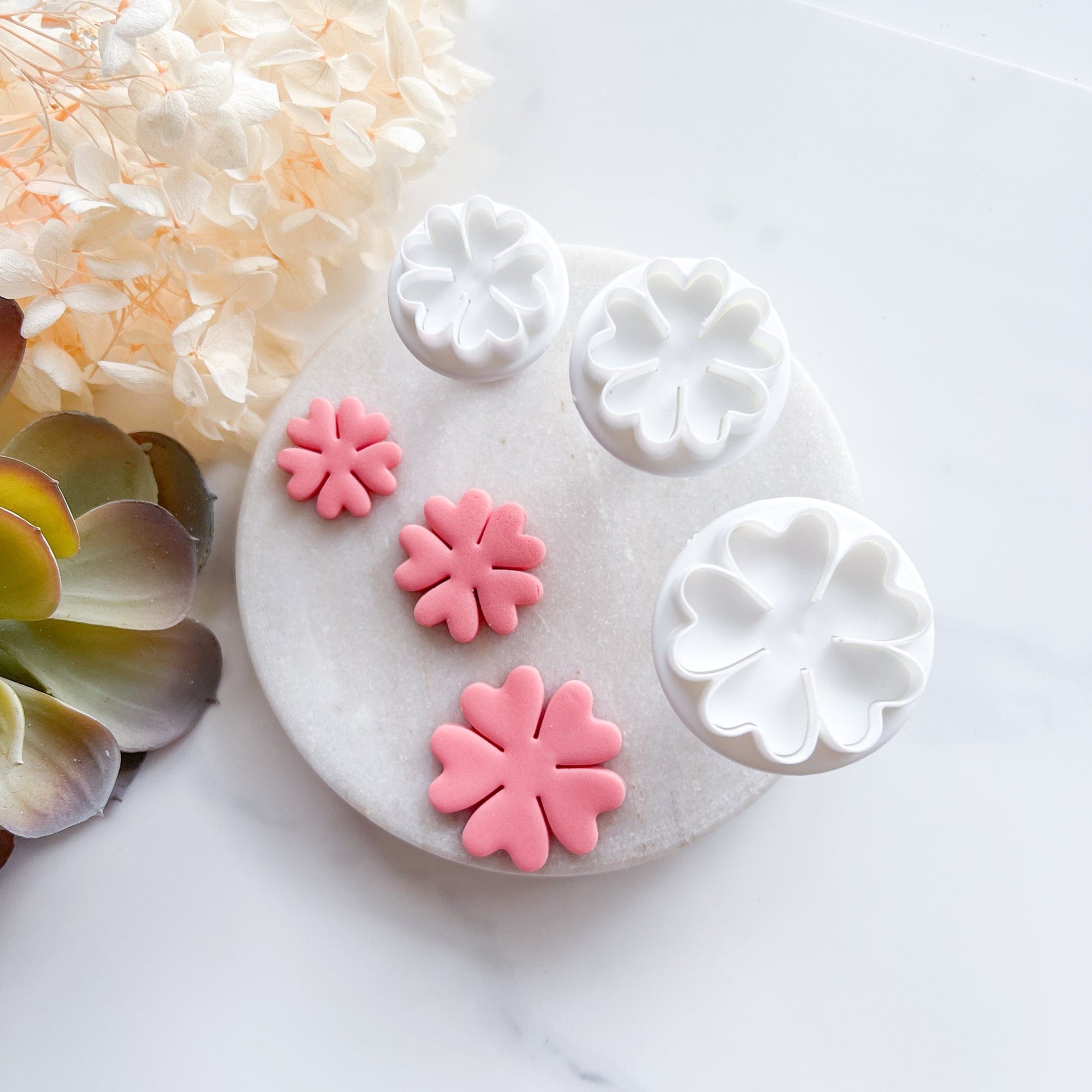 kitandco.com.au Cutter Flower #3 Push Cutter (3 pcs)