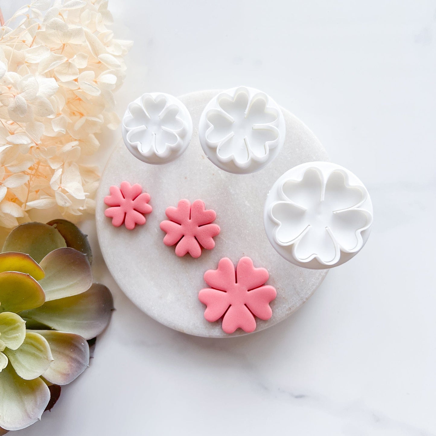 kitandco.com.au Cutter Flower #3 Push Cutter (3 pcs)